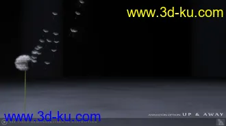 3D打印模型iREAL Animated Dandelion的图片