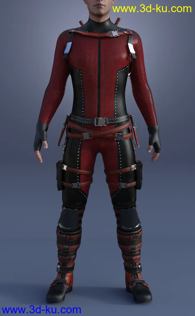 Iron Wasp Outfit Textures模型的图片3
