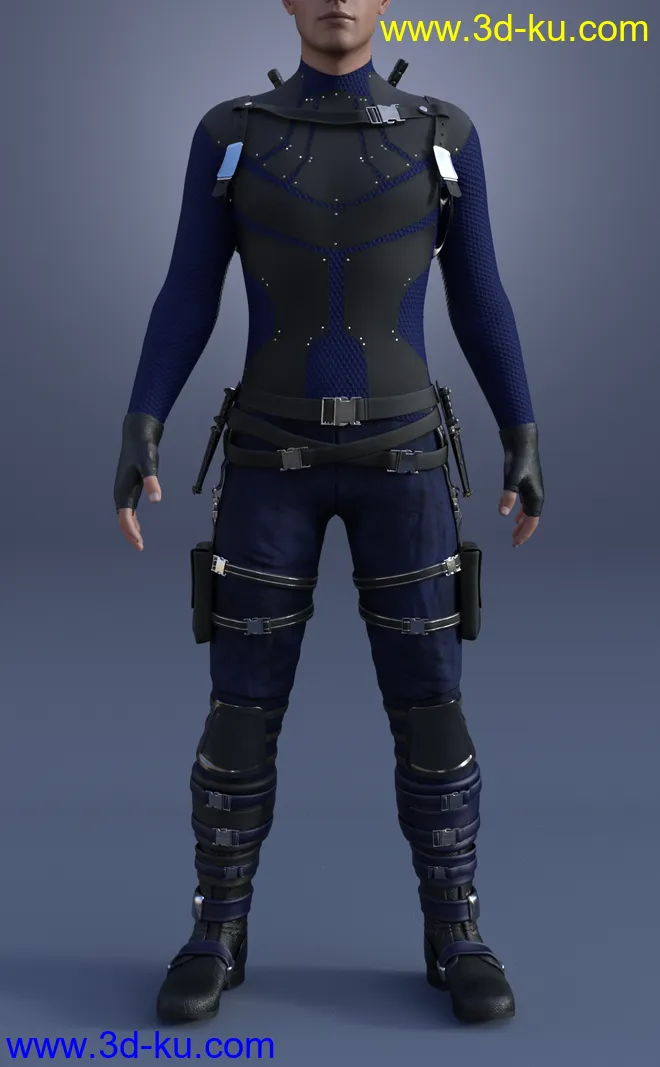 Iron Wasp Outfit Textures模型的图片5
