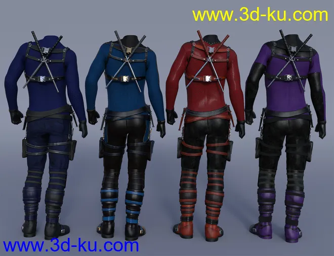 Iron Wasp Outfit Textures模型的图片6