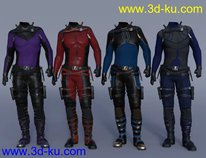 Iron Wasp Outfit Textures模型的图片7