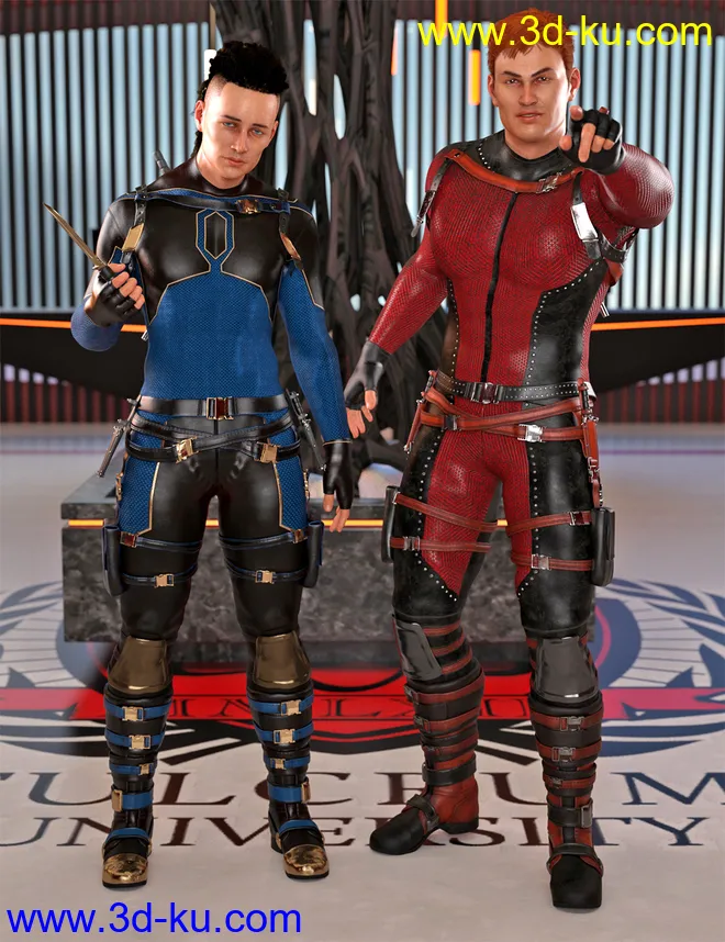 Iron Wasp Outfit Textures模型的图片8