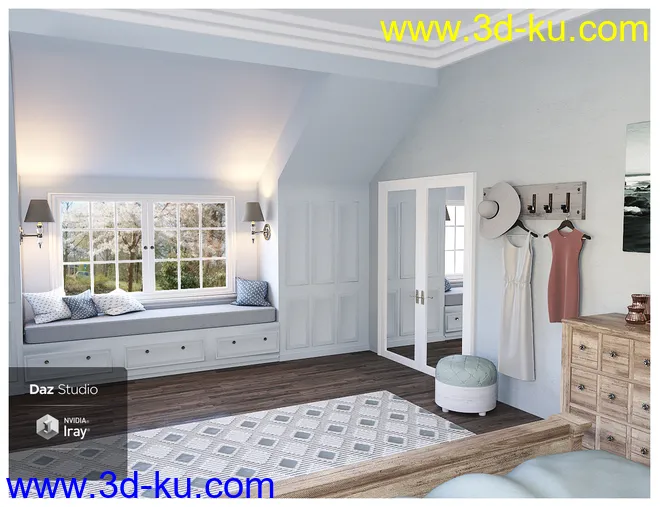 iV Summer Dreams Bedroom模型的图片3