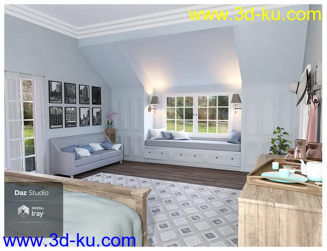 iV Summer Dreams Bedroom模型的图片4