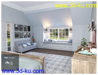 3D打印模型iV Summer Dreams Bedroom的图片