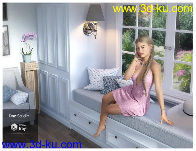 iV Summer Dreams Bedroom模型的图片5