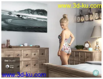 3D打印模型iV Summer Dreams Bedroom的图片