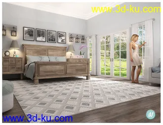 3D打印模型iV Summer Dreams Bedroom的图片