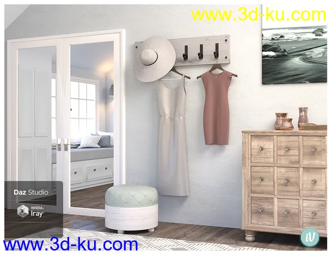iV Summer Dreams Bedroom模型的图片10