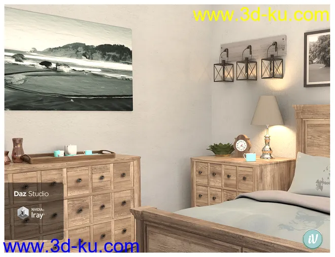 iV Summer Dreams Bedroom模型的图片11