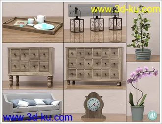 3D打印模型iV Summer Dreams Bedroom的图片