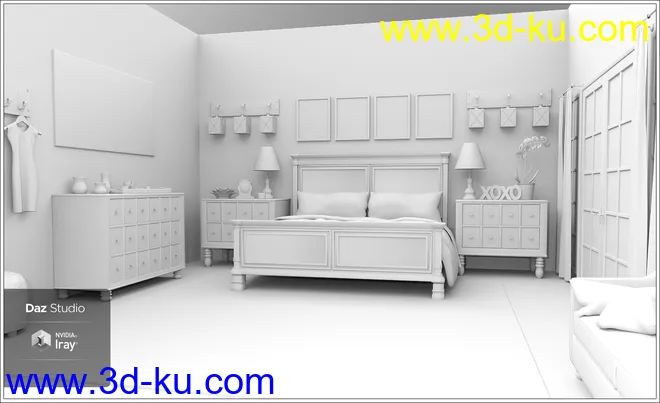 iV Summer Dreams Bedroom模型的图片15