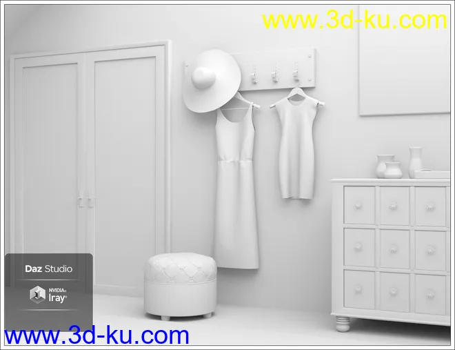 iV Summer Dreams Bedroom模型的图片16