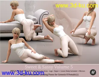 3D打印模型iV Sweet & Sassy Vol. 5 Pose Collection for Genesis 8 Female(s)的图片