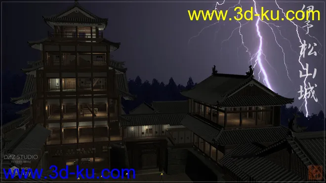 Iyo Matsuyama Castle New Version模型的图片6