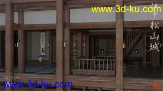 3D打印模型Iyo Matsuyama Castle New Version的图片
