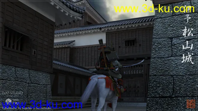 Iyo Matsuyama Castle New Version模型的图片11