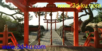 3D打印模型Japanese Shinto Shrine的图片