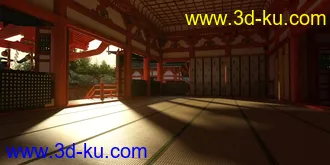 3D打印模型Japanese Shinto Shrine的图片
