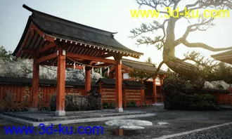 3D打印模型Japanese Shinto Shrine的图片