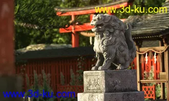 3D打印模型Japanese Shinto Shrine的图片