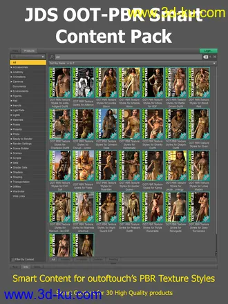3D打印模型JDS OOT-PBR Smart Content Pack的图片