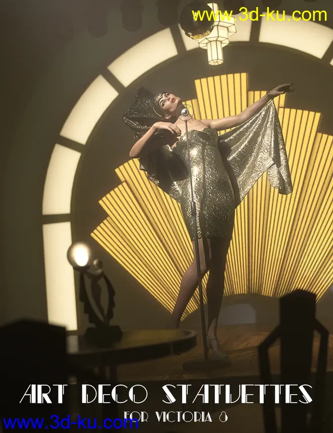 Jepe's Art Deco Statuettes for Victoria 8模型的图片1