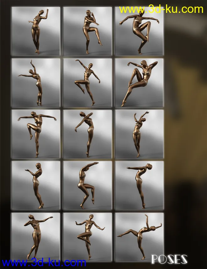 Jepe's Art Deco Statuettes for Victoria 8模型的图片3