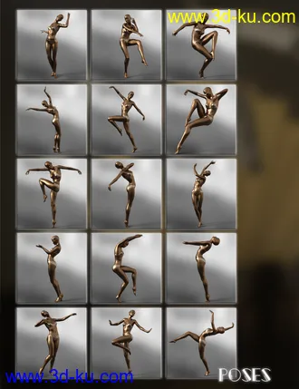 3D打印模型Jepe's Art Deco Statuettes for Victoria 8的图片