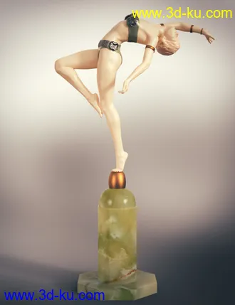 3D打印模型Jepe's Art Deco Statuettes II for Victoria 8的图片