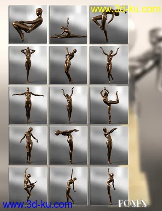 3D打印模型Jepe's Art Deco Statuettes II for Victoria 8的图片