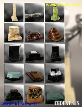 Jepe's Art Deco Statuettes II for Victoria 8模型的图片4