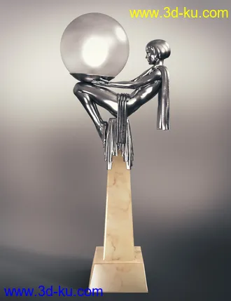 3D打印模型Jepe's Art Deco Statuettes II for Victoria 8的图片