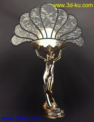 3D打印模型Jepe's Art Deco Statuettes II for Victoria 8的图片