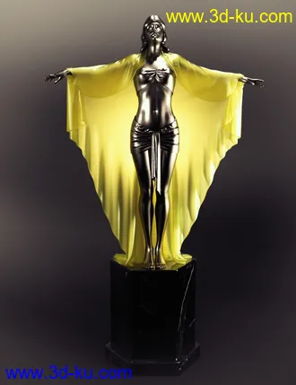 3D打印模型Jepe's Art Deco Statuettes II for Victoria 8的图片