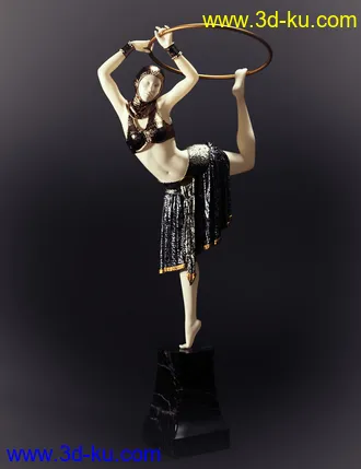 3D打印模型Jepe's Art Deco Statuettes II for Victoria 8的图片