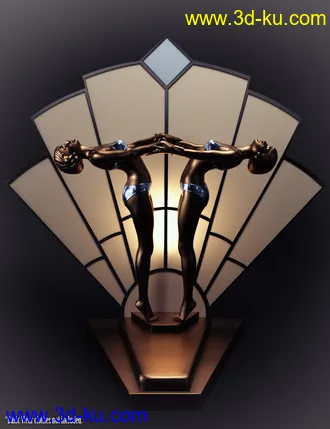 3D打印模型Jepe's Art Deco Statuettes II for Victoria 8的图片