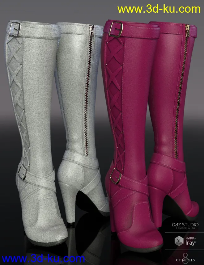 Joey Boots for Genesis 8 Female(s)模型的图片7
