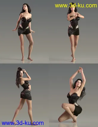 3D打印模型JP Doris Curtain - Poses and Prop for Victoria 8的图片