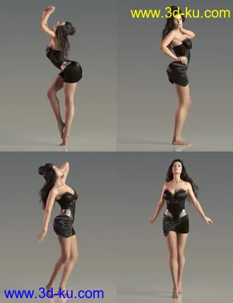 3D打印模型JP Doris Curtain - Poses and Prop for Victoria 8的图片