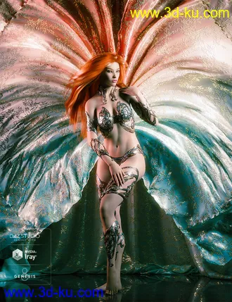 3D打印模型JP Doris Curtain - Poses and Prop for Victoria 8的图片