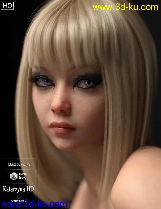 Katarzyna HD For Genesis 8 Female模型的图片1