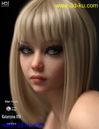 3D打印模型Katarzyna HD For Genesis 8 Female的图片