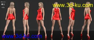 3D打印模型Katarzyna HD For Genesis 8 Female的图片