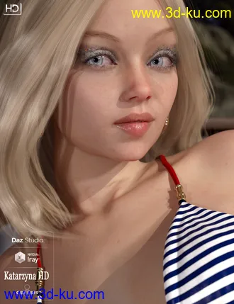 3D打印模型Katarzyna HD For Genesis 8 Female的图片