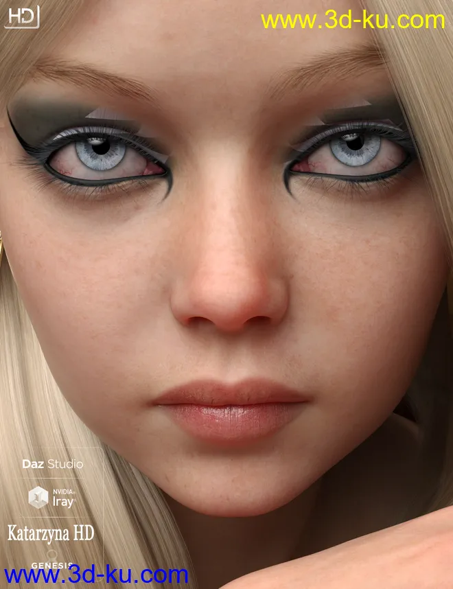 Katarzyna HD For Genesis 8 Female模型的图片9