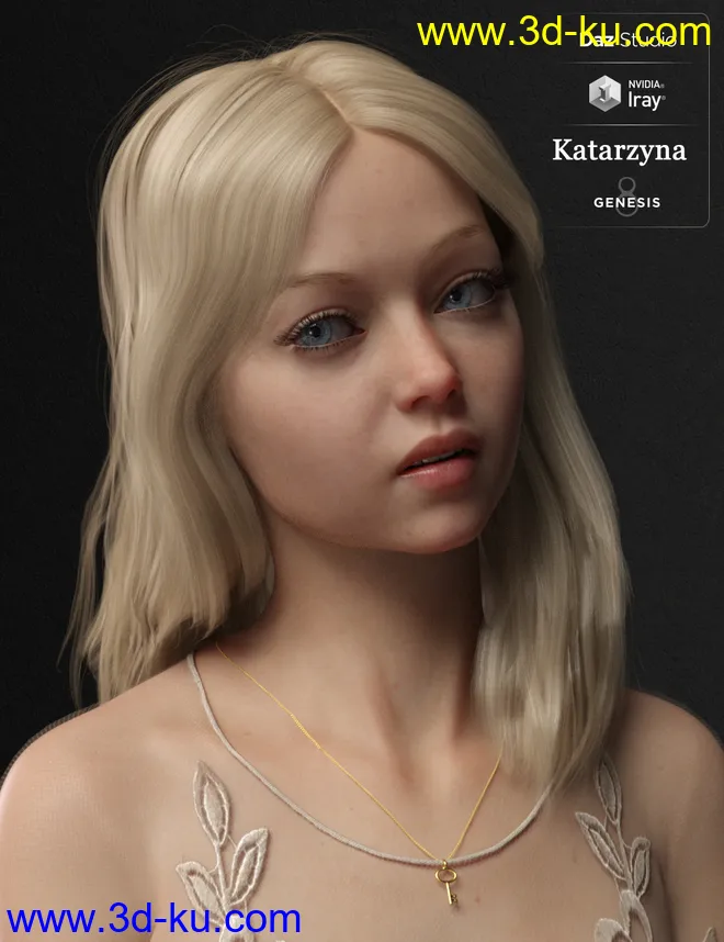 Katarzyna HD For Genesis 8 Female模型的图片15