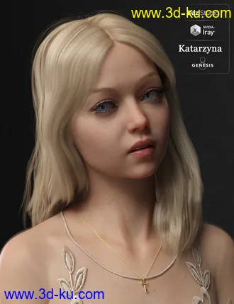 3D打印模型Katarzyna HD For Genesis 8 Female的图片
