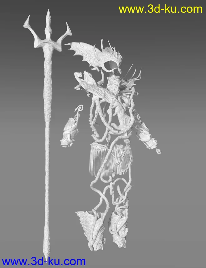 King of the Deep Outfit and Poses for Genesis 3 Male Creech Evolution模型的图片9