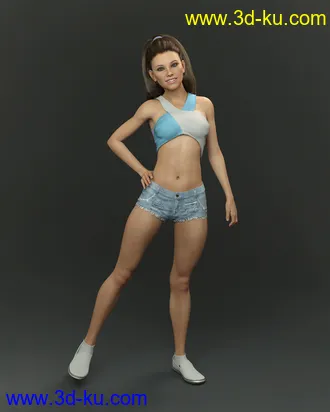 3D打印模型KrashWerks ALEXA for Genesis 8 Female的图片